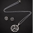thumbnail image 5 of FcBaudy Boucles d'Oreilles pour Femmes, Cadeaux pour Femmes Ensemble de Pendentif de Mode pour Femmes Collier Clavicule Coloré Boucles d'Oreilles Exquises Serviette de Vaisselle, 5 of 5