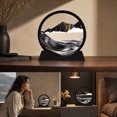 thumbnail image 6 of Sand Art Picture Hourglass Decor, Plastic Dynamic Sandscape Ornament for Home, Office Desk, Wine Cabinet, Elegant Home Display for Stress Relief, 6 of 7