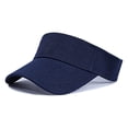 thumbnail image 2 of Trgacdwlo Sports Sun Visor Hats Adjustable Long Brim Lightweight Cooling UV Protection Sun Hat for Men Women Running Hiking Blue, 2 of 8