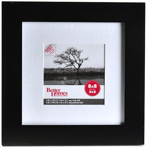 with Matting Granby Frame It Easy 5 x 24 Silver Natural Wood Frame