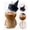 C, variant on 2026 Jack Sipper Cup with Straw - Limited Edition Clear Character Glass Tumbler with Lid - Reusable Ghost Hat Pumpkin Sipper for Halloween Decorations