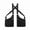 Black, variant on Motorcycle Vest Pack Waterproof PU Vest Chest Bag For Men Women Hiking Camping