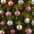 thumbnail image 3 of Nearly Natural Shatterproof Tree Pink Box 100-Pc. Christmas Ornament - PINK ONE SIZE, 3 of 5