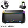 thumbnail image 1 of Dual Bay Hard Drive Station With USB3.0 5Gbps For 2.5 3.5 HDD SSD Enclosure Clone Card TF SD Offline Adapter Suitable For Data Storage And Transfer In Home Office Environments, 1 of 8