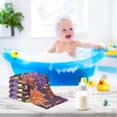 thumbnail image 6 of SKYSONIC 5 PCS Autumn Colors Leaves Baby Muslin Washcloths, Face Towel Burp Cloths Ultrasoft Absorbent Cotton Bath Wipes Towels for Newborn Boys Girls, 6 of 7