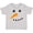 AC-Heather Grey, variant on Snowman Face Boys or Girls Baby T-Shirt