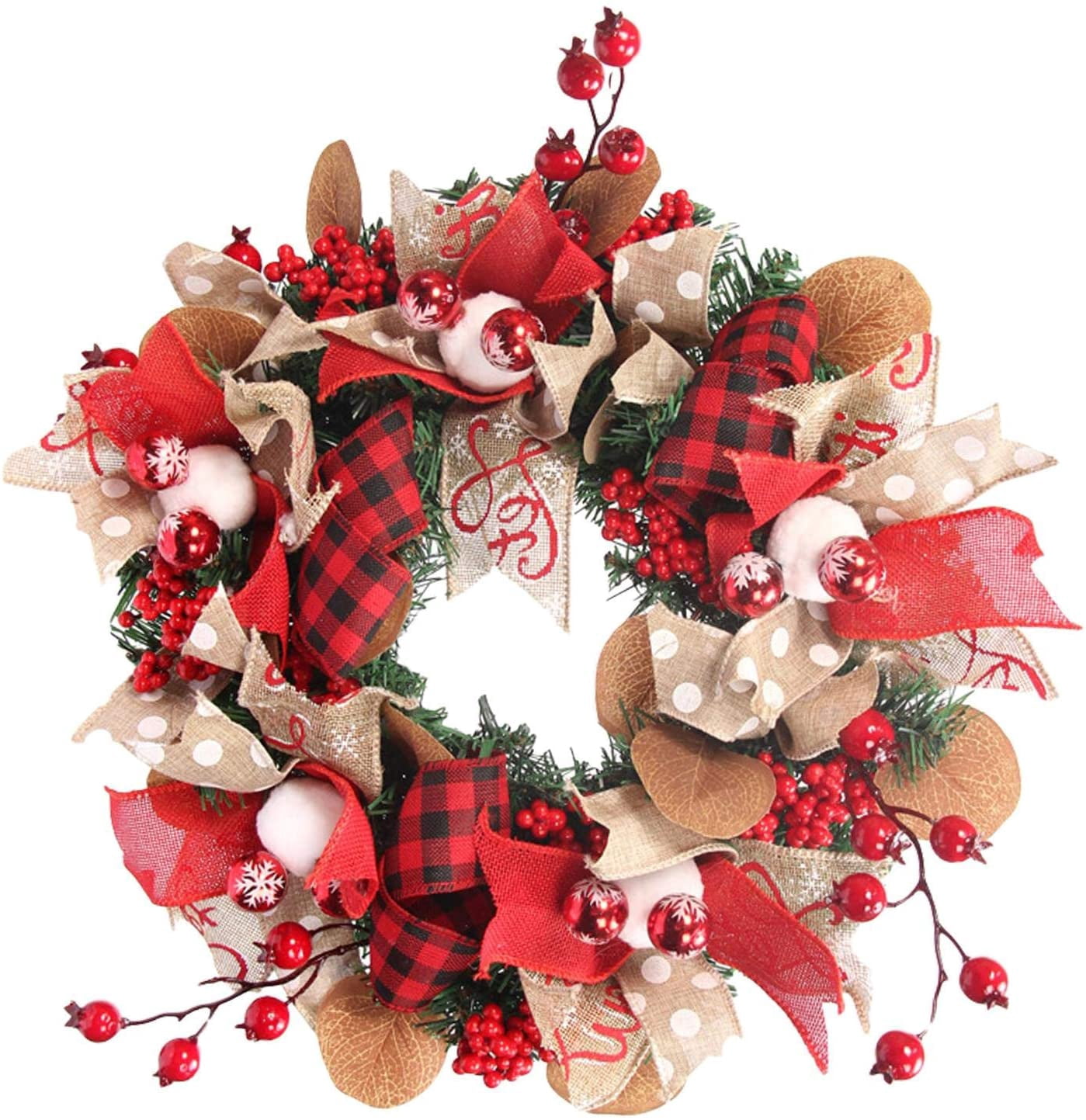 Estivaux Lazos Grandes De Corona De Navidad Para Decoración De