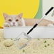 thumbnail image 1 of Pala de acero inoxidable para arena de gatos con malla fina | Mango ergonómico telescópico | Tamiz grande para arena aglomerante | Pala duradera para limpiar la caja de arena, 1 of 5
