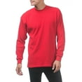 thumbnail image 3 of Pro Club Men's Heavyweight Cotton Long Sleeve Thermal Shirt - Red - Small, 3 of 4