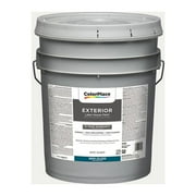 ColorPlace Semi-Gloss Finish Exterior Paint, White, 5 Gallon