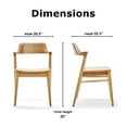 thumbnail image 2 of Adore Decor Madison Dining Chair Light Beige, 2 of 12