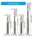 thumbnail image 3 of High Durability Steel Single Flute End Mill Router Bit For Metal And Aluminum Cutting Machining Accessories, 3 of 9