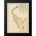 thumbnail image 2 of Del Campo 14x18 Black Modern Framed Museum Art Print Titled - Delaware Bay - Del Campo 1780, 2 of 5
