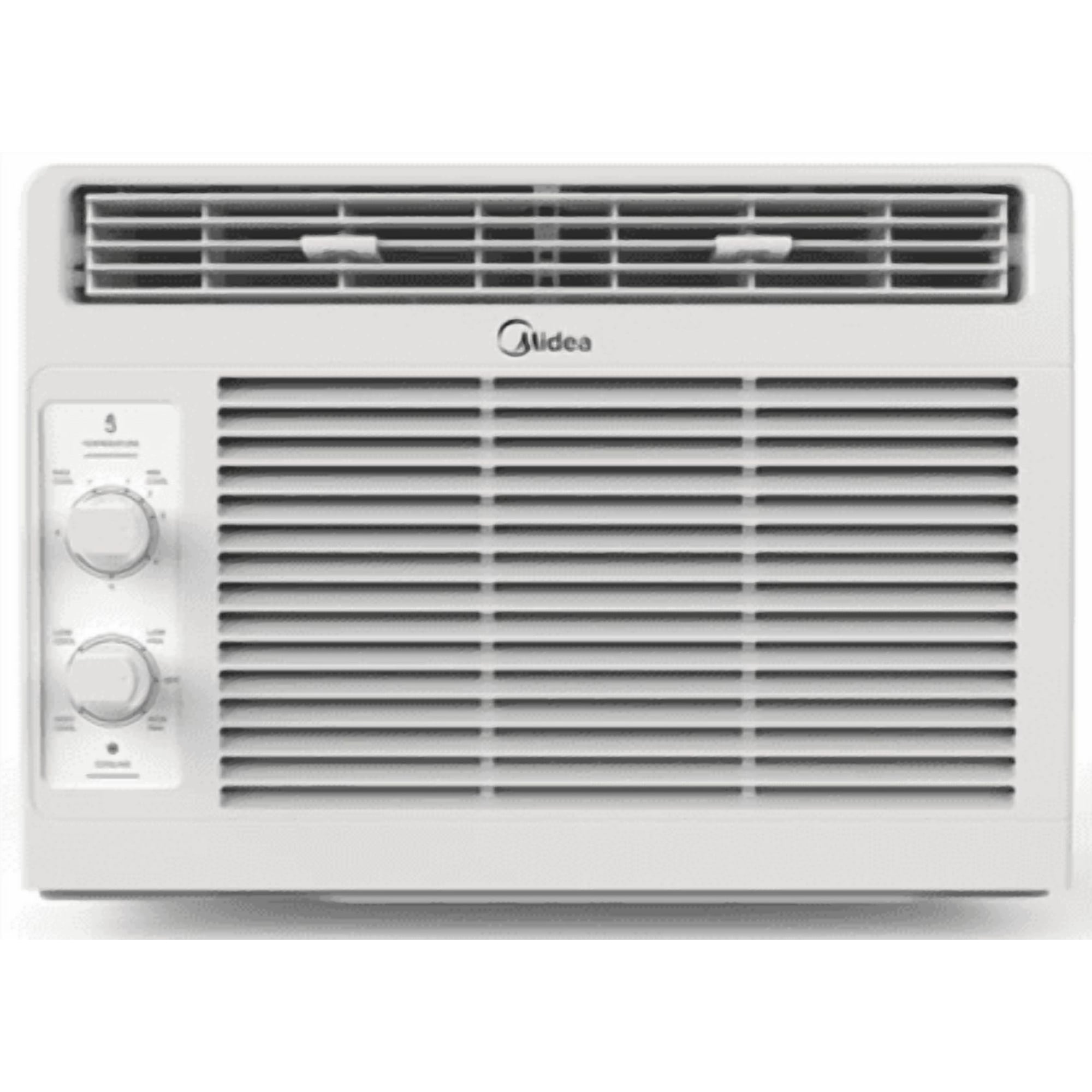 Midea 5,000 BTU Mechanical Window Air Conditioner, Covers up to 150 Sq ft, Easy Installation, MAW05M1WWT, White, New