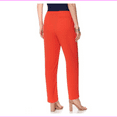 thumbnail image 2 of Vince Camuto Women's, Crepe Slim-Leg Ankle Pant, Red Hot, 3X, 2 of 2