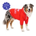 thumbnail image 6 of Oodles I Heart Walks Fall Dog Hoodie, Red, Large, 6 of 10