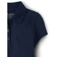 thumbnail image 3 of The Children's Place Girls Uniform Short Sleeve Pique Polo, Sizes XS-XXL, 3 of 3