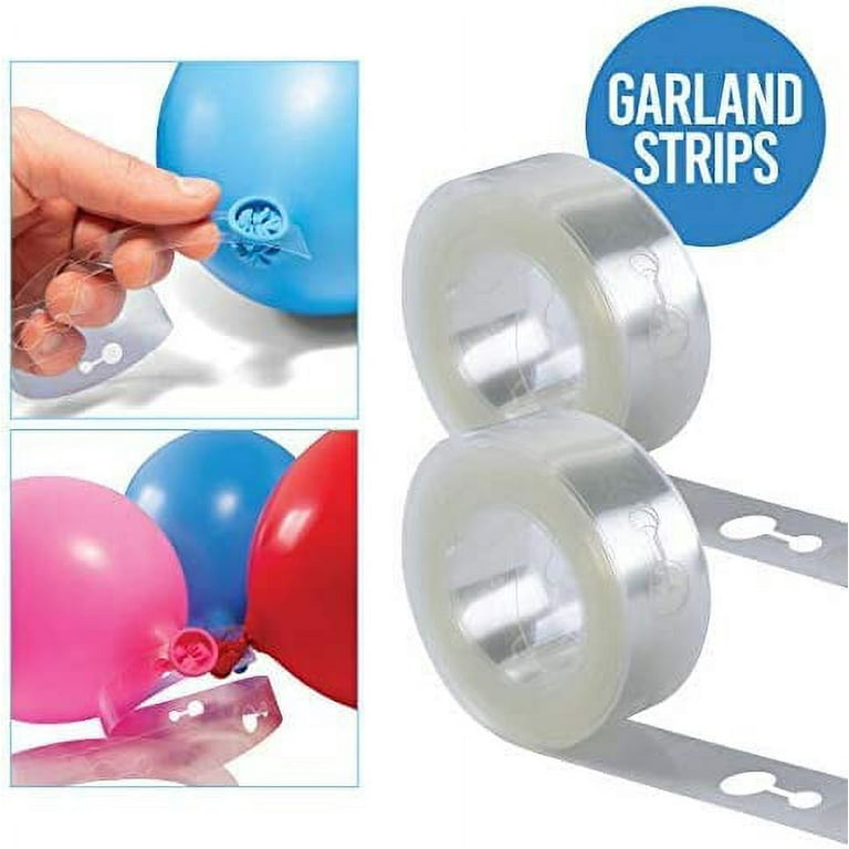 32ft Balloon Tape Strips 200 Dot Glue DIY Balloons Accessories Arch Garland