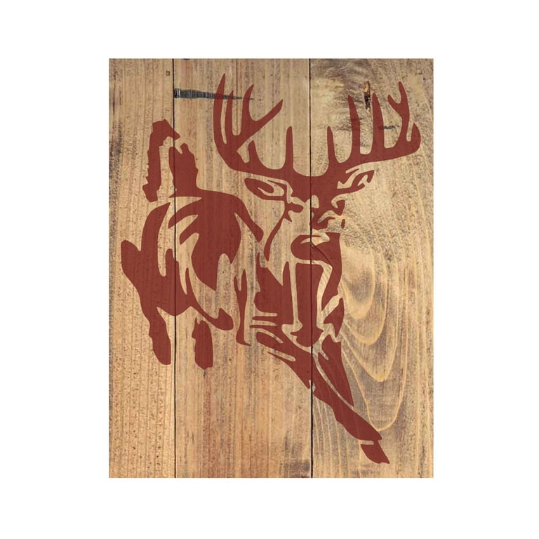 Deer Stencil - Reusable Stencil of a Buck Deer