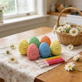 thumbnail image 3 of Easter DIY Hand-Painted Egg Craft Kit, Fillable Egg-Shaped Candy Easter Gifts Box, Creative Painting Supplies for Adults, Decorative Easter Egg Holders for Parties, Hunts and Easter Decor, B, 3 of 7