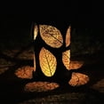 thumbnail image 1 of Solar Hanging Lanterns Outdoor Solar Lights Decorative Waterproof Metal Solar Lantern Tabletop Lamp for Garden Yard Desk, 1 of 7