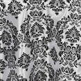 thumbnail image 4 of BalsaCircle 12" x 108" Flocking Taffeta Table Top Damask Runner Black, 4 of 4