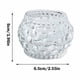 thumbnail image 3 of Lámpara de calabaza fresca pequeña europea | Candelabro de vidrio engrosado | Mini decoración para cenas con velas | Adorno decorativo para el hogar | 1 pieza, 3 of 6