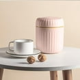 thumbnail image 6 of Small Trash Can with Lid, Mini Trash Can for Bathroom, Office and Bedroom, Small Bathroom Garbage Can with Swing Top, Compact Waste Basket for Desk, Dorm & Home, Pink - Xuniizn, 6 of 7