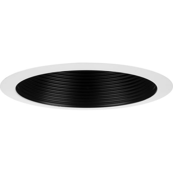 Progress Lighting P806000 6" Baffle Recessed Trim - Black