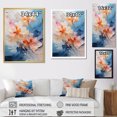 thumbnail image 4 of Designart "Whispering Breeze In Beige And Blue" Abstract Impressionism Floater Framed Canvas Prints, 4 of 5