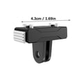 thumbnail image 5 of YIGSECU Lightweight Camera Adapter Mount Fast Installation Clip For Action Cameras Durability Base, 5 of 11