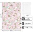 thumbnail image 2 of 2 Pcs Pioneer Flower Floral Print Pattern Kitchen Towels, Funny Microfiber Dish Towel Set, 18" X 26" Tea Towels, 2 of 6