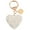 Silver, variant on Key Chain Shiny Full Rhinestone Sparkling Multi-purpose Reusable Gift Accessories Metal Heart Shaped Car Keychain Handbag Pendant Keyring for Wallet