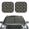 thumbnail image 2 of Yiaed Cosmic Print Car Front Windshield Sun Shade,Foldable Anti-UV Car Sunshade for Front Window for Most Vehicles-Small, 2 of 5