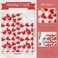 thumbnail image 3 of Valentine''s Day Fuzzy Blanket Pink Red White Heart Throw Blanket 50 x 60 Inch Sweet Love Flannel Blanket for Home Chair Sofa Bed Couch, 3 of 6