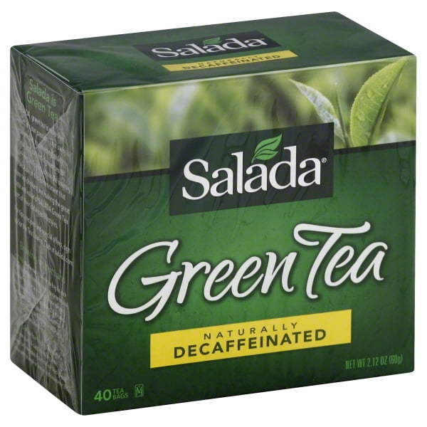 Salada, Pure Green Decaffeinated Green Tea, Tea Bags, 40 Ct Walmart