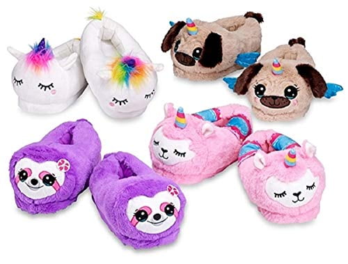 sloth kids slippers