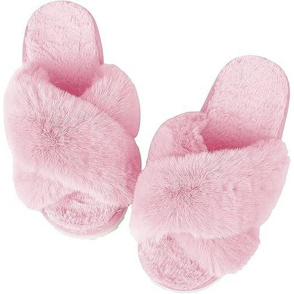 Pantuflas Bluelander, Unisex, Talla 24.5, Antideslizantes para Uso Interno y Externo, Rosa