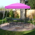 thumbnail image 3 of Outdoor Basic 8'x10' Pop Up Canopy Tent Party Wedding Folding Commercial Instant Shelter Sun Shade with Carring Bag, Pink, 3 of 10