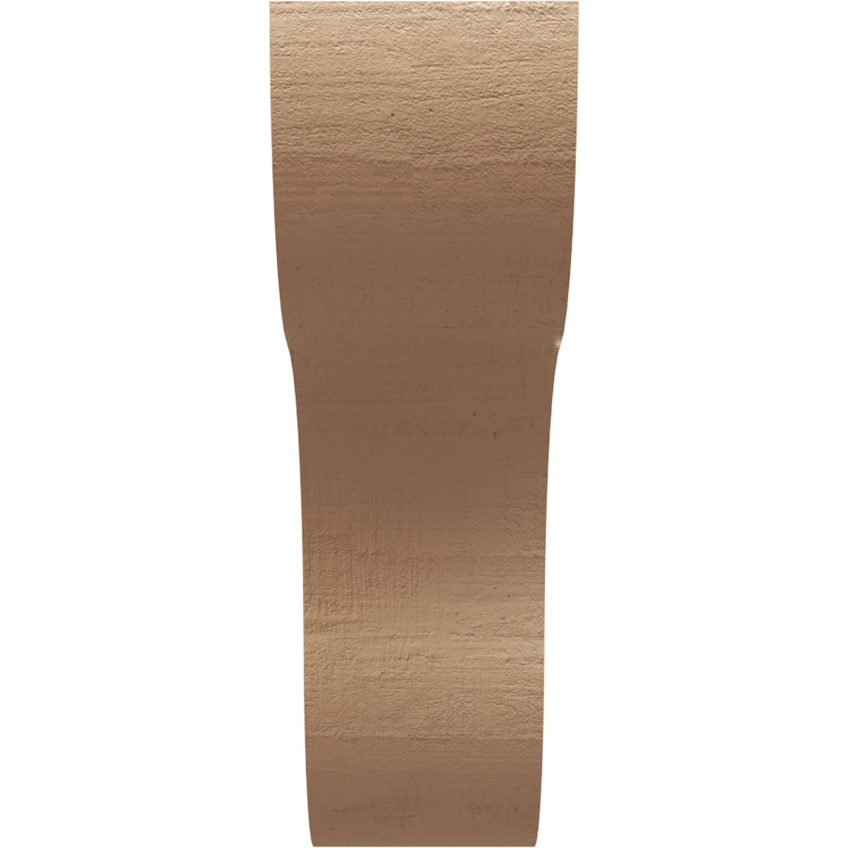 Ekena Millwork 5"W x 16"D x 16"H Carmel Rough Cedar Woodgrain TimberThane Knee Brace, Primed