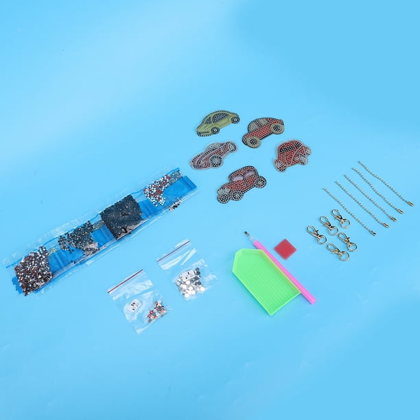 Cadena de Llaves, Encantadora Pinta de Diamantes Cadena Clave, Elegante Hermosa para Amigos Fáciles de Colgar Niños Duraderos