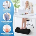 thumbnail image 6 of 1Pc Foot Rest for Under Desk at Work-Ergonomic Design Foot Stool for Fatigue with Memory Foam,Non Slip Bead,Washable, 6 of 8