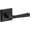 Satin Black, variant on Baldwin Federal Keyed Door Lever with Traditional Square Rose