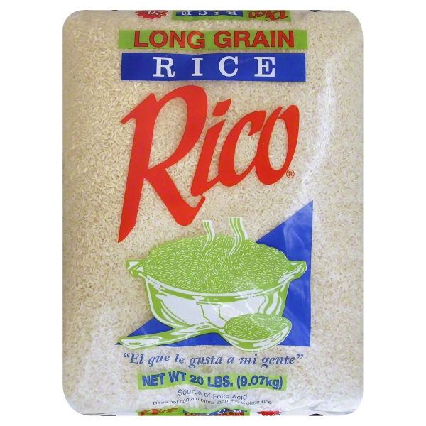 Rico Long Grain Rice, 20 lb Made in Puerto Rico Gluten Free - image 3 of 3