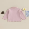 thumbnail image 3 of Toddler Baby Girls Casual Basic Shirts Long Sleeve Fall Tees Tops Clothes, 3 of 7