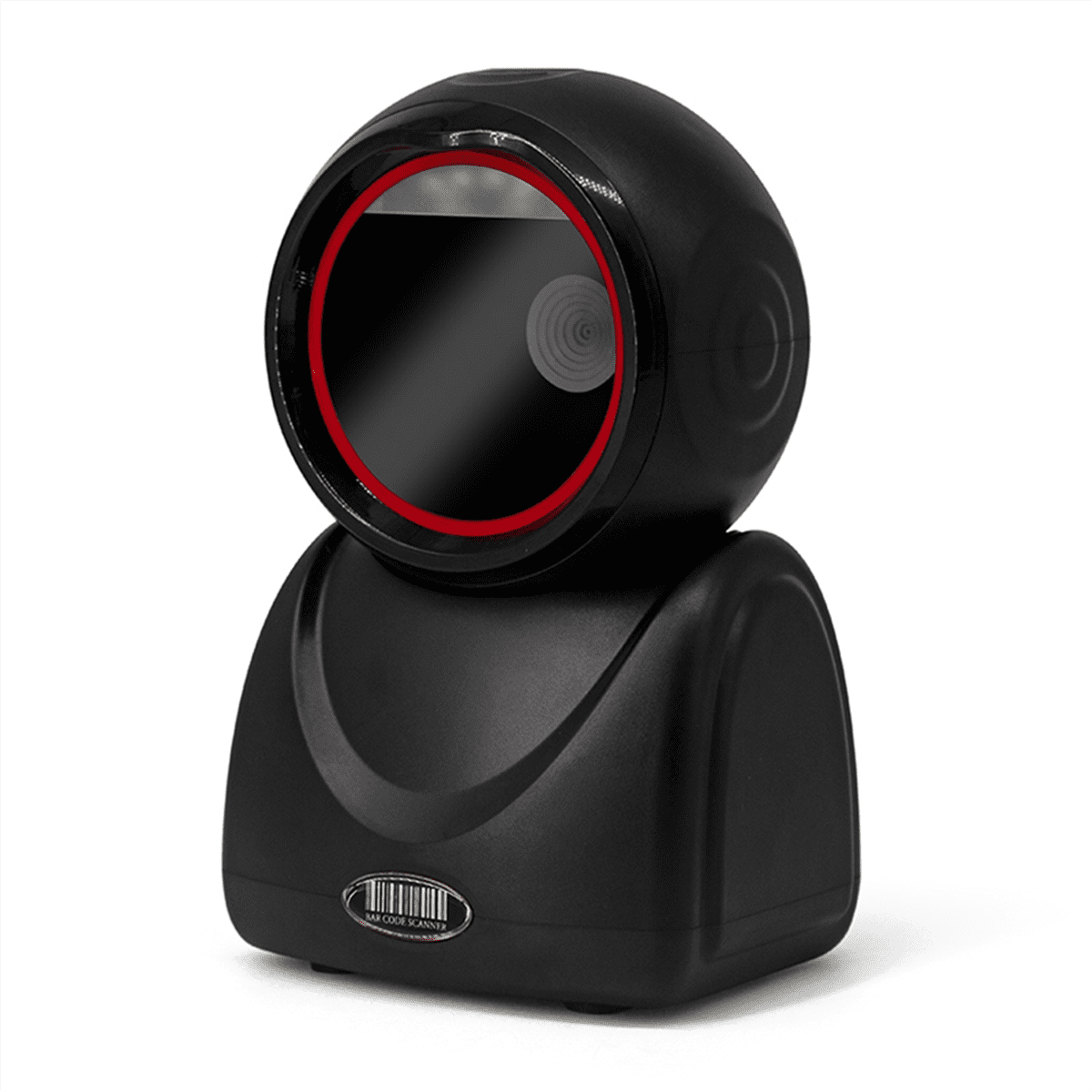 2D Omnidirectional Barcode Scanner 1D 2D QR Code Desktop Auto Sense Bar Code USB Data Matrix Reader Sensor Black