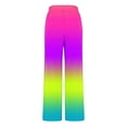thumbnail image 4 of BLVB Women's Pajama Pants Soft Cropped Lounge Pant Elastic Waist Trousers Casual Sleepwear Pj Bottoms with Pockets Multicolor 9, 4 of 5