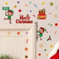 thumbnail image 4 of Christmas Wall Stickers PVC Holiday Decor Self Adhesive Removable Festive Kids Room Living Room Bedroom Decoration Easy Peel Stick No Residue, 4 of 7