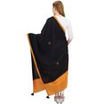 thumbnail image 2 of Phagun Indian Cotton Dupatta Embridered Chunni Long Stole Throw Scarf-Black, 2 of 5