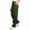 Green, variant on BRGZLK Cargo Pants Women Elastic High Waist Travel Pants Wide Leg Baggy Casual Trousers Hiking Streetwear with Multi Pockets
